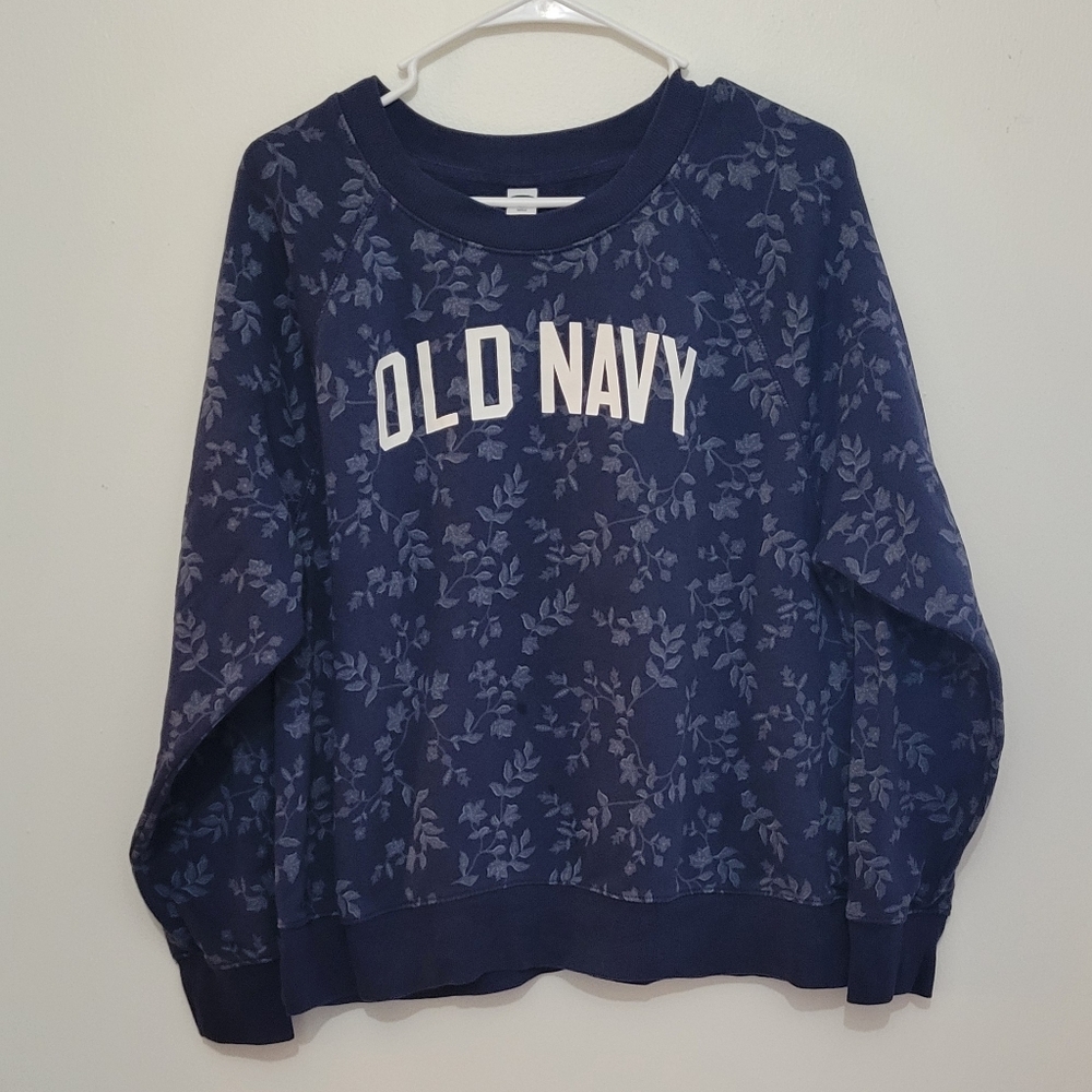 Old Navy Women's Blue Sweatshirt